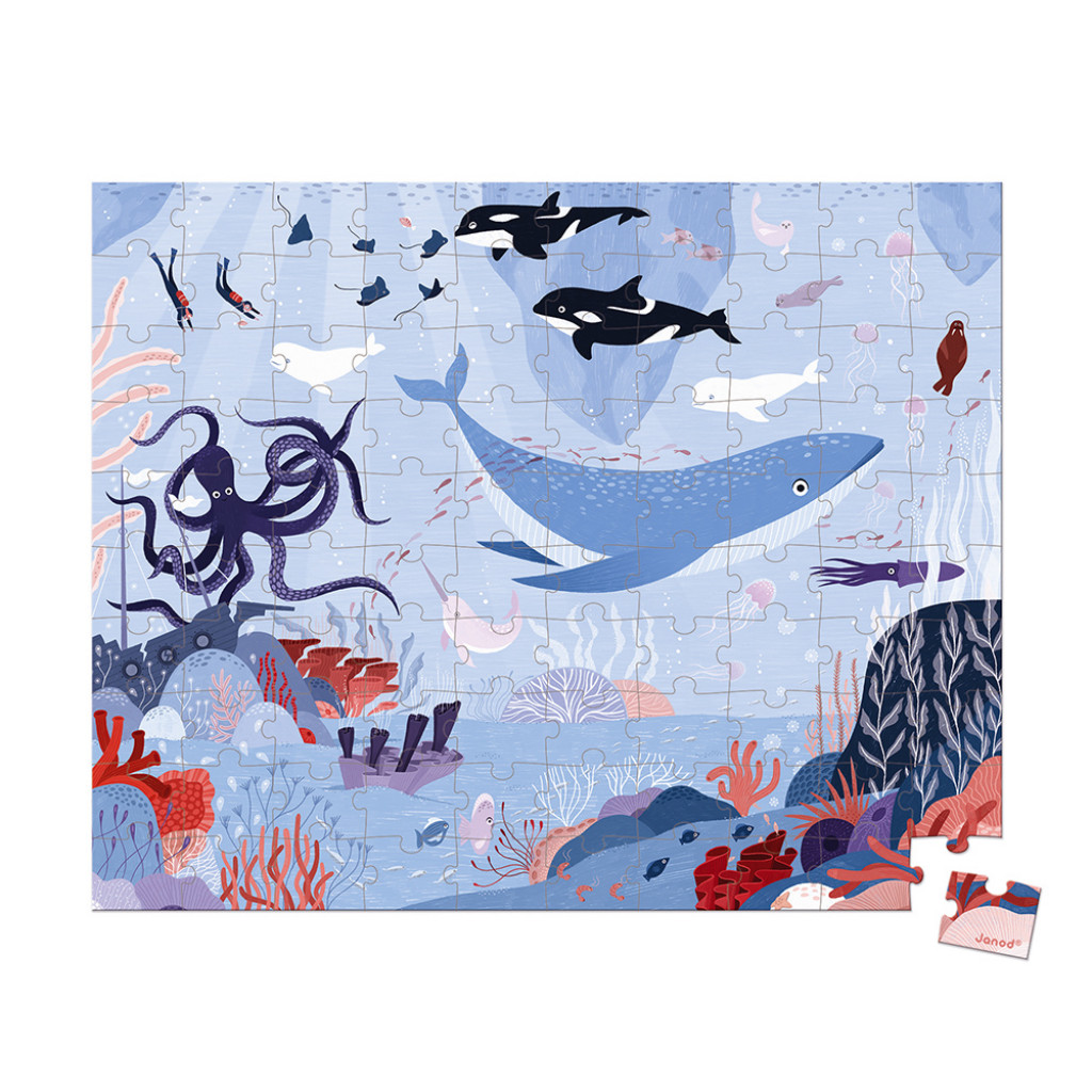 Janod Puzzle 100 darabos Északi tenger