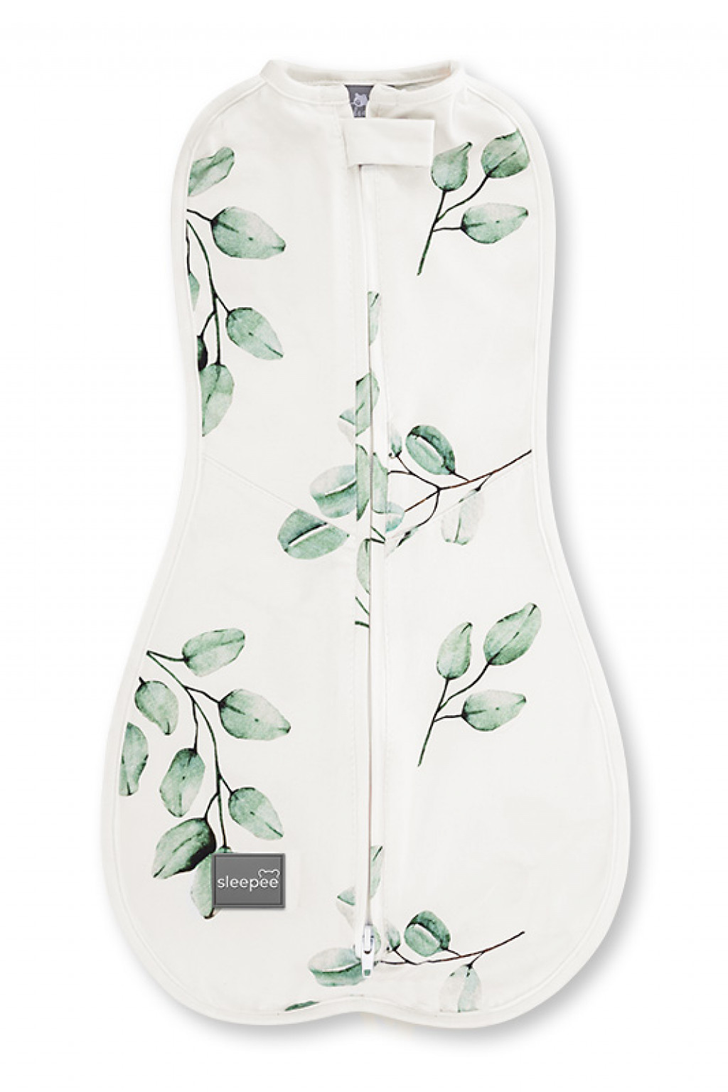 Sleepee Sleepee FIRST STEP SwaddleMe pólya, INGYENES sapkával, Eukaliptusz