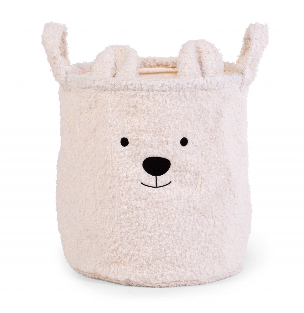 Childhome Teddy Kosárka- 30x30x30 Cm - Törtfehér