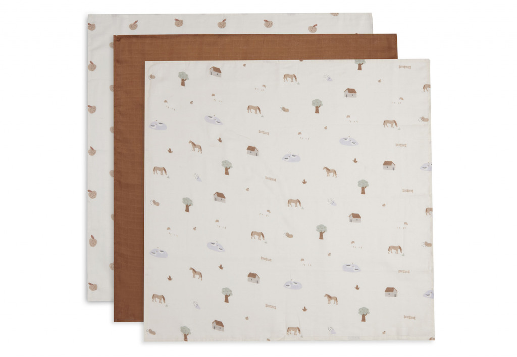 Jollein Pelenka 3db 70x70 Farm