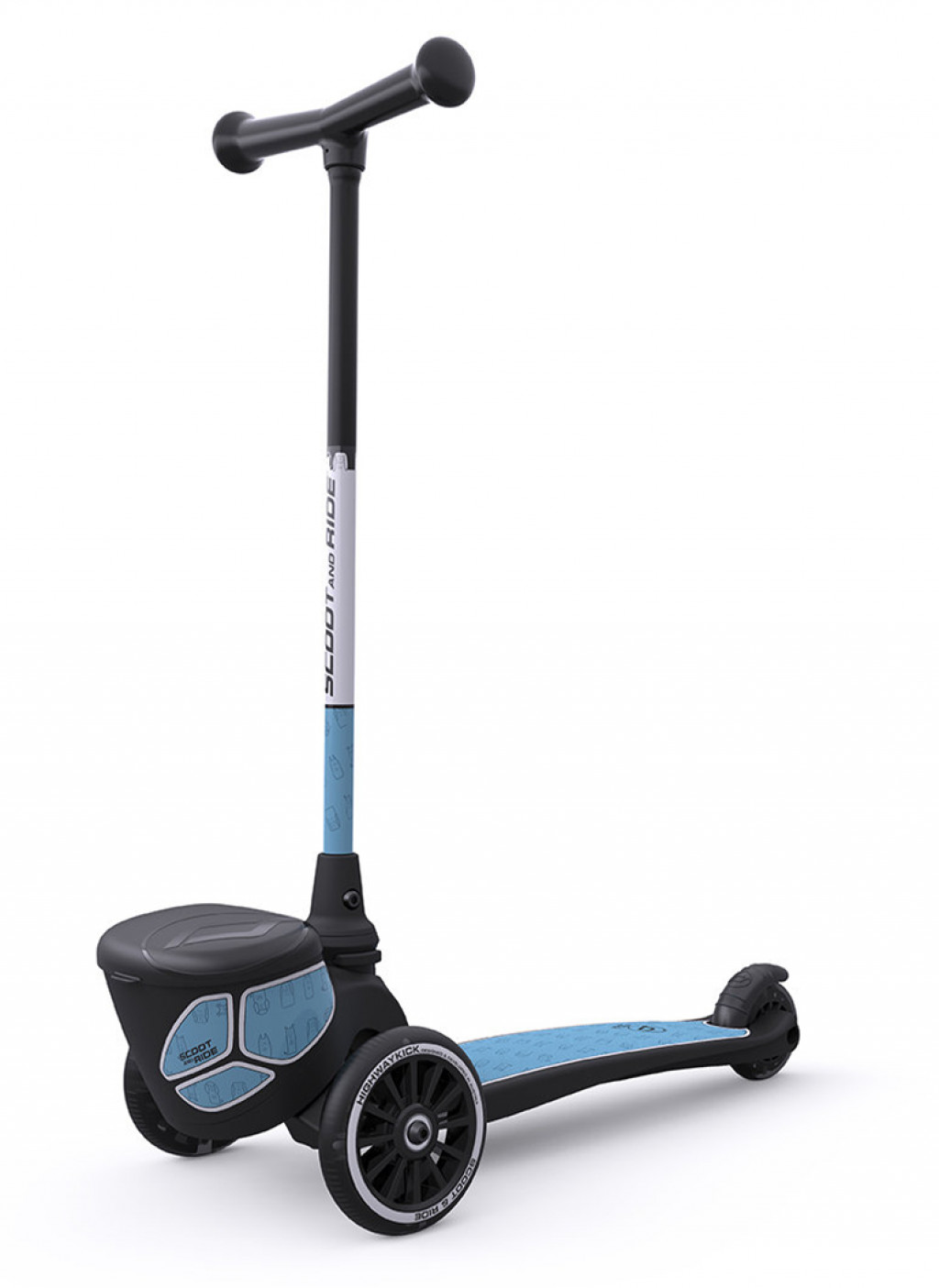 Scoot&Ride Highwaykick 2 Lifestyle fényvisszaverő acél robogó