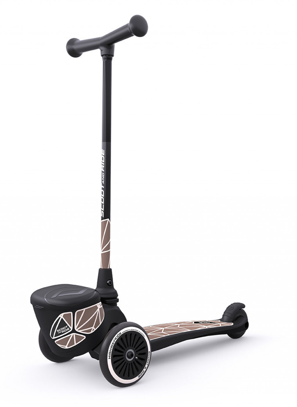 Scoot&Ride Highwaykick 2 Lifestyle Scooter Brown Lines