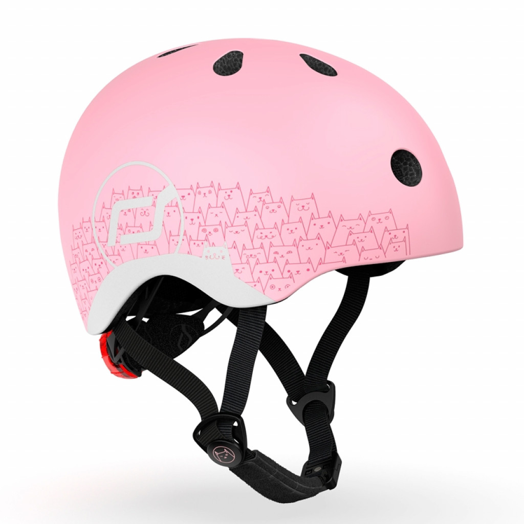 Scoot&Ride Gyermek sisak XXS-S Rose Fényvisszaverő