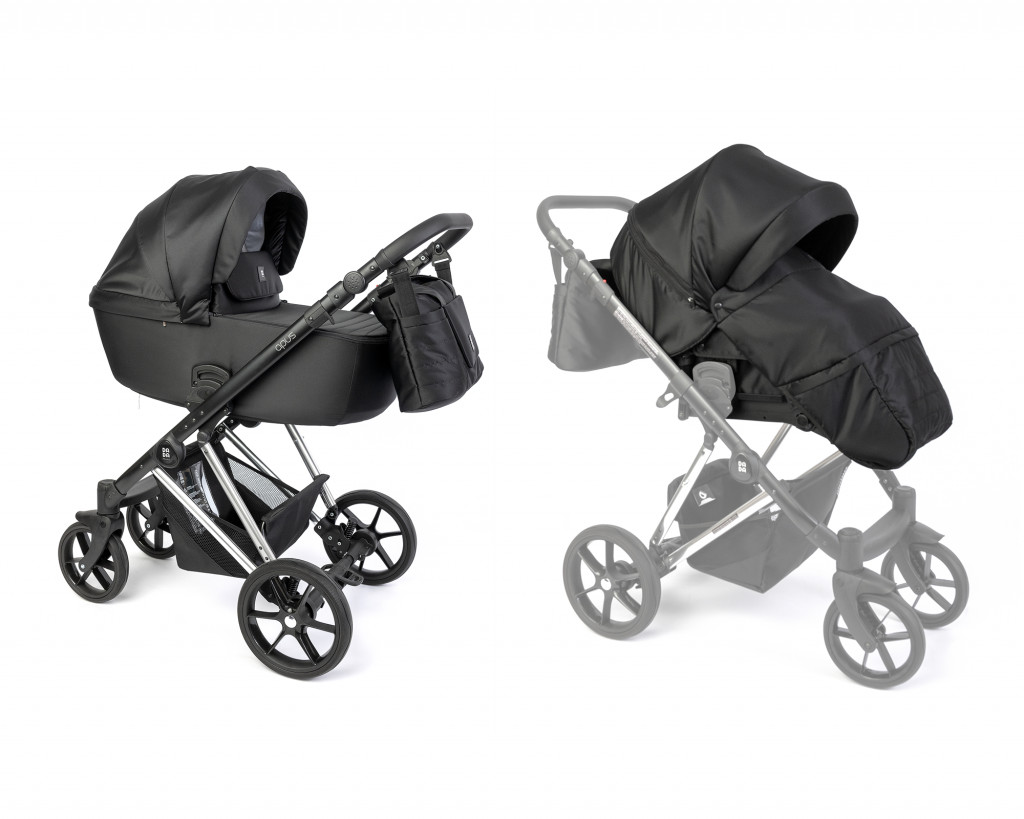 Dada Prams Apus 2in1 Special Edition JetBlack babakocsi