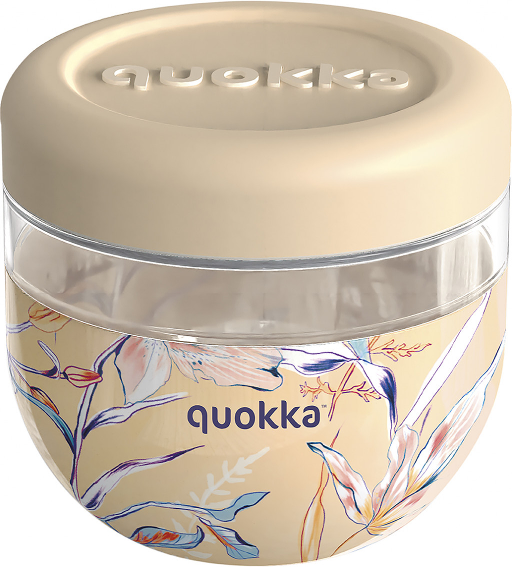Quokka Bubble Vintage Floral 770 ml műanyag élelmiszer-tartály Bubble Vintage Floral 770 ml