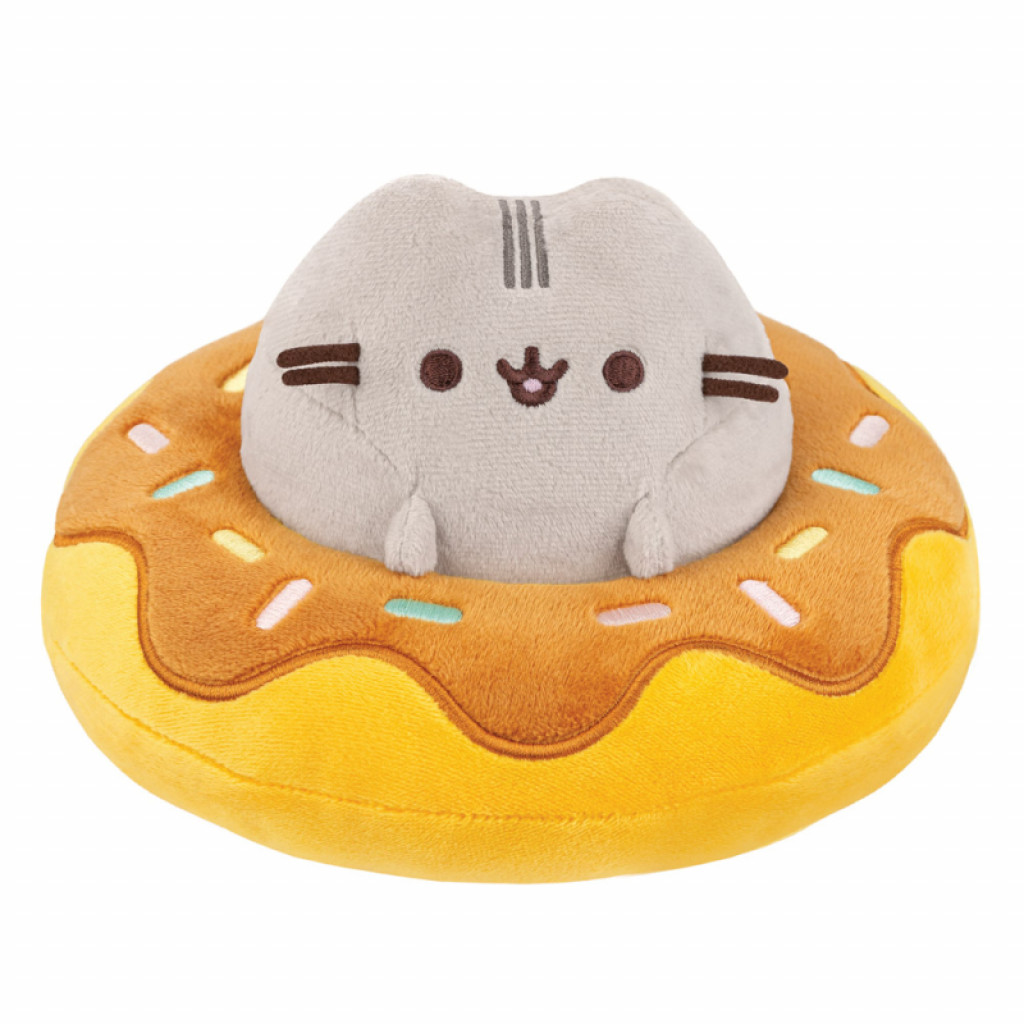 Aurora Plüss Pusheen fánkban csokoládéval - Pusheen - 21 cm
