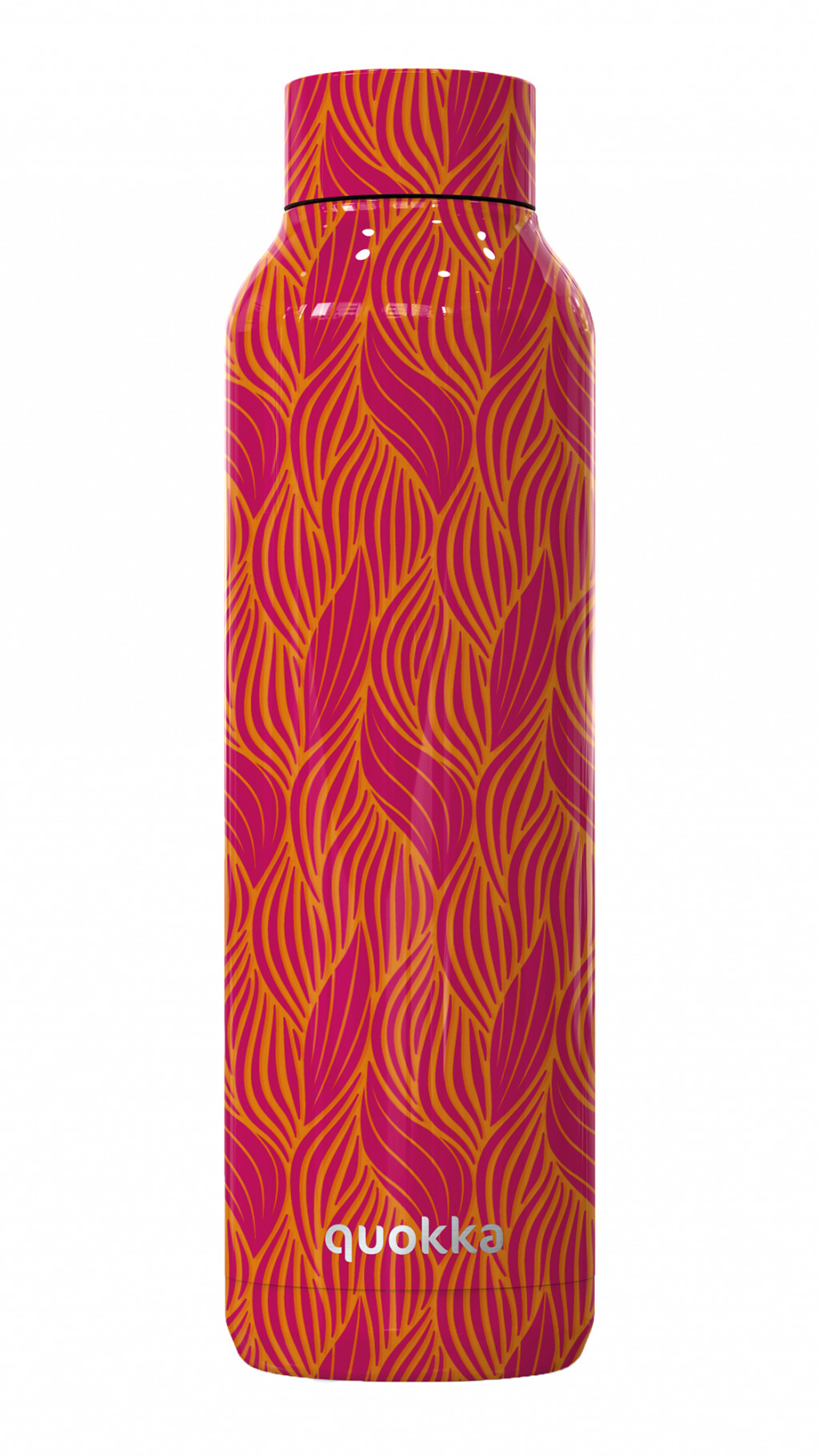Quokka Rozsdamentes acél termopalack Solid Orange Bloom 630 ml