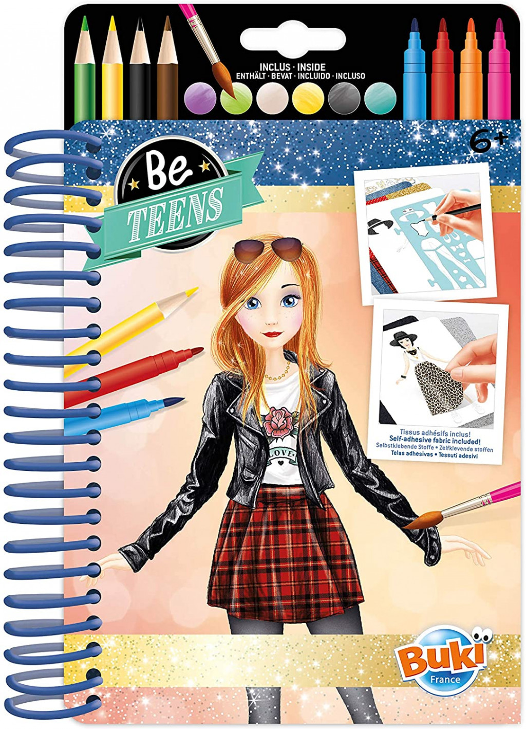 Buki France BeTeens Rock Outfit Sketchbook
