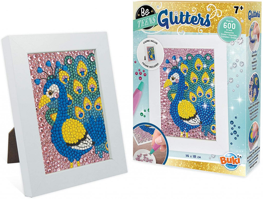 Buki France BeTeens GLITTERS páva