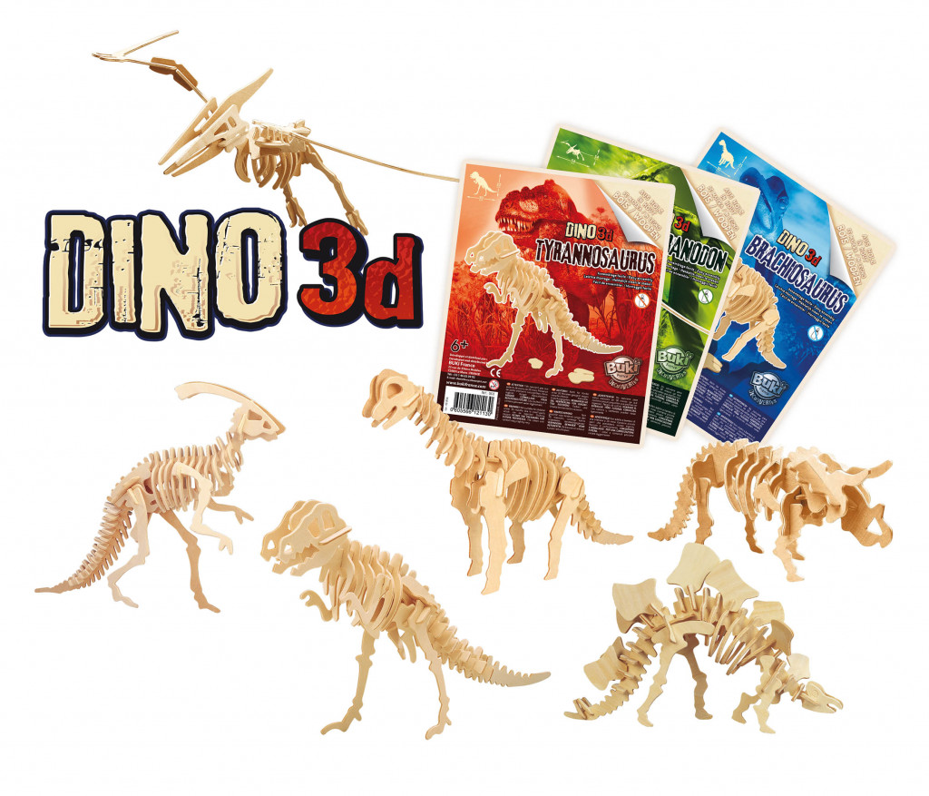 Buki France 3D fa dinoszaurusz építő készlet