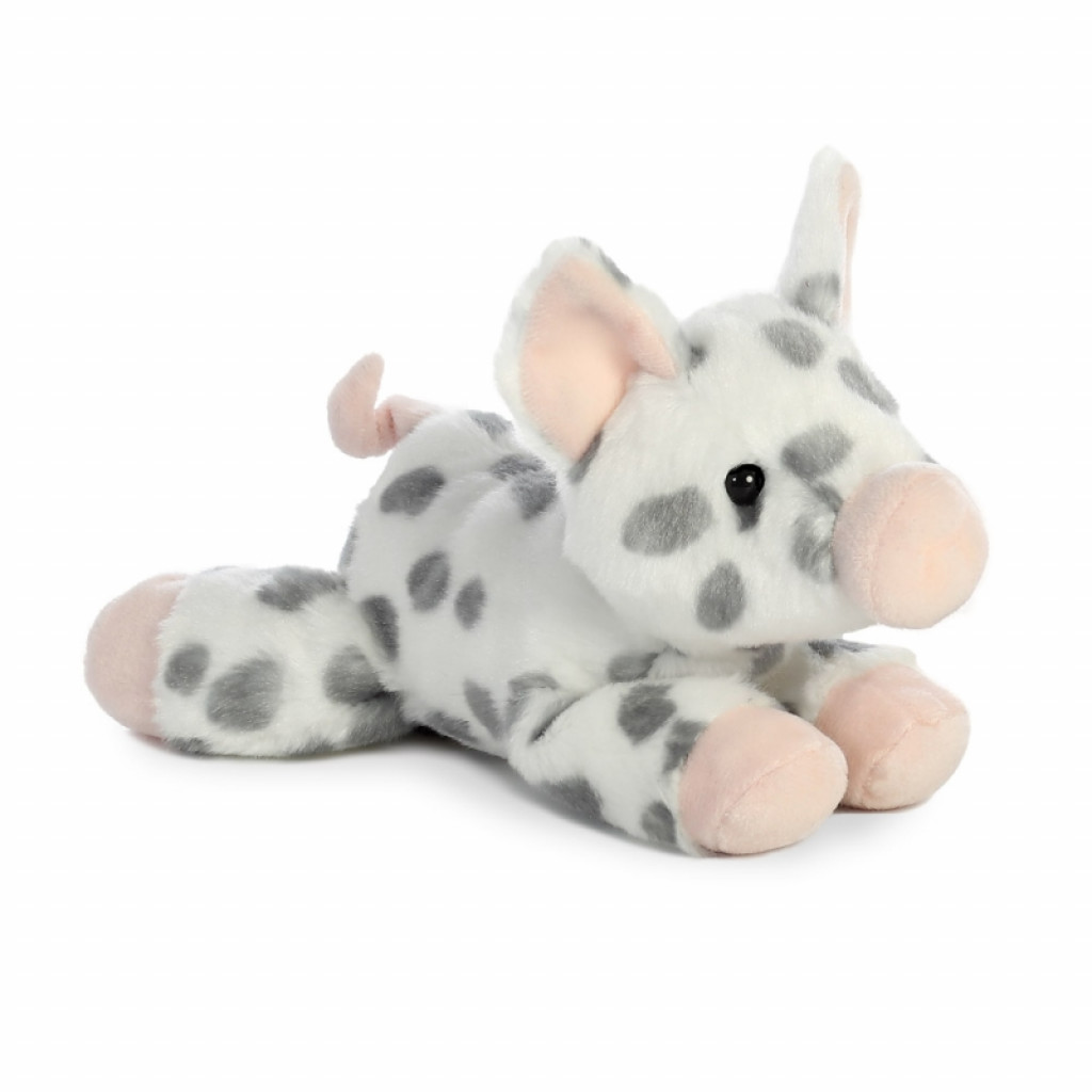 Aurora Plüss pöttyös malac - Flopsies Mini (20,5 cm)
