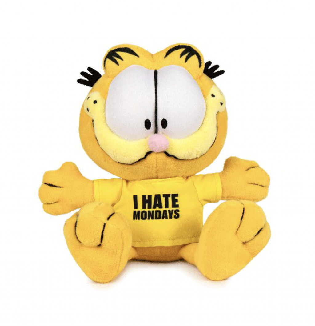 Aurora Plüss Garfield - Utálom a hétfőket - Garfield - 20 cm