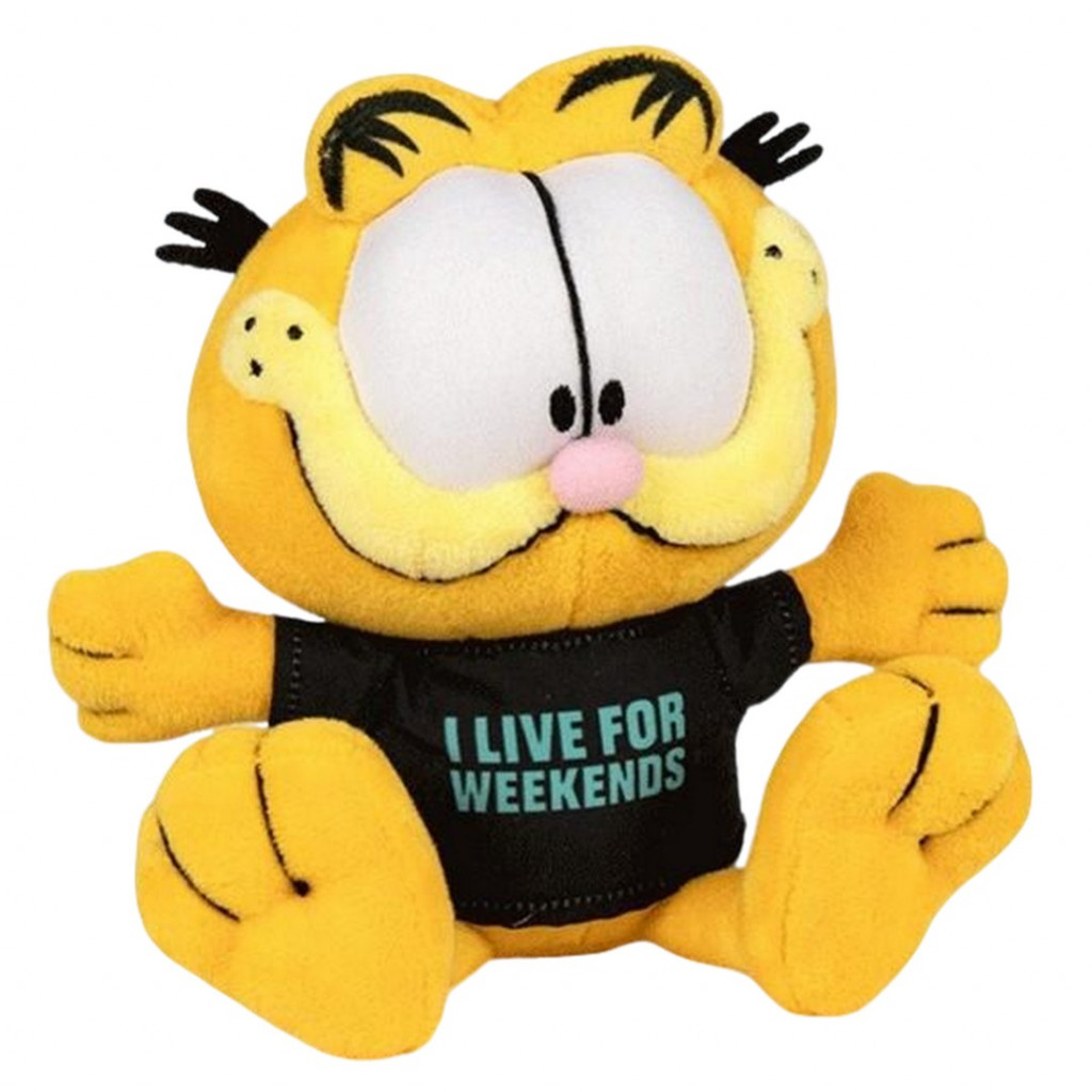 Aurora Plüss Garfield ülve - Hétvégéknek élek - Garfield - 25 cm
