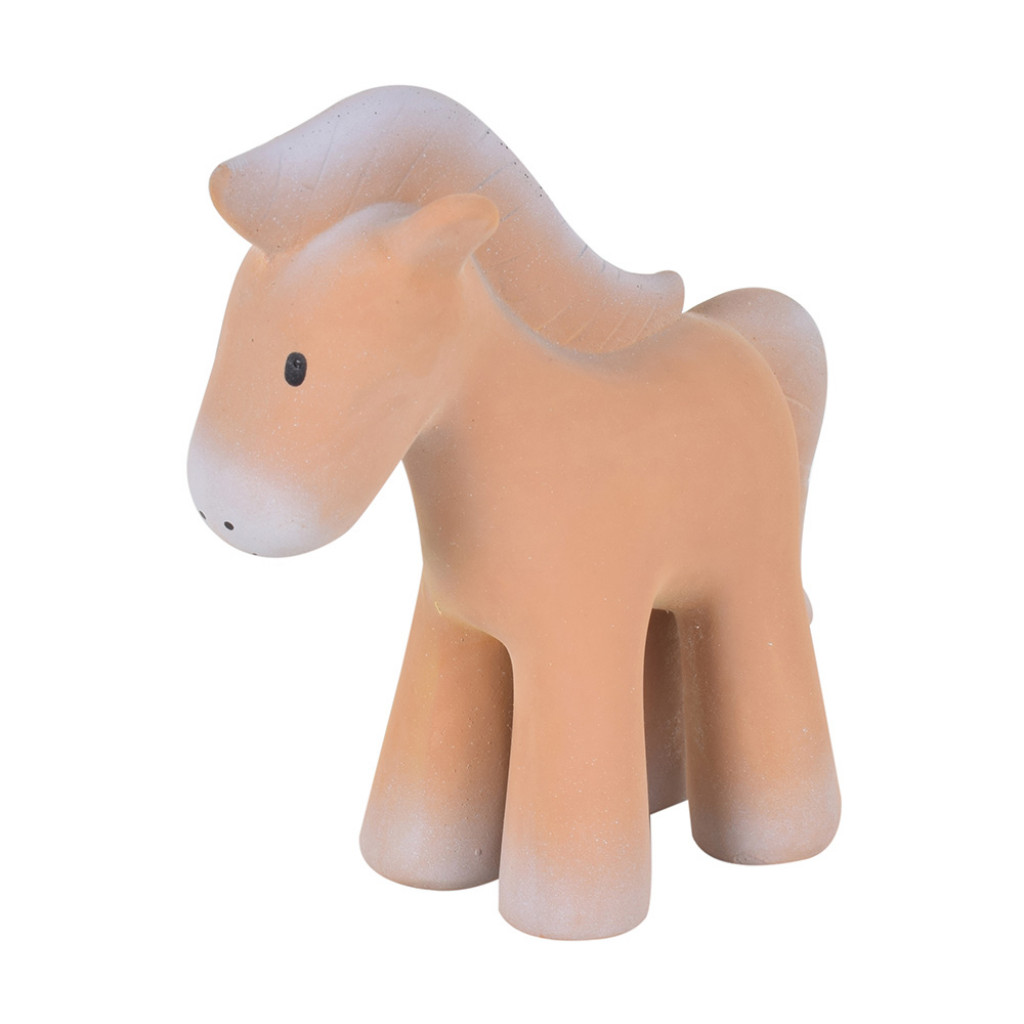 Tikiri Tikiri Farm - természetes gumiból készült csörgő és rágóka, Lovacska