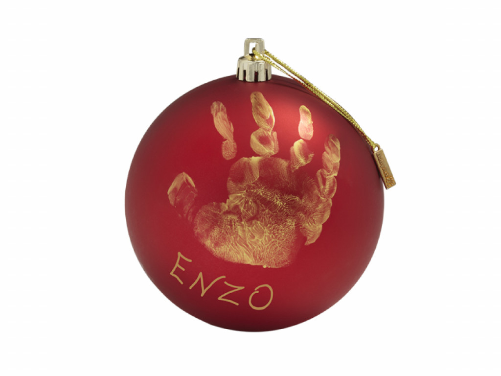 Baby Art Christmass Ball Christmass Ball Mat Red