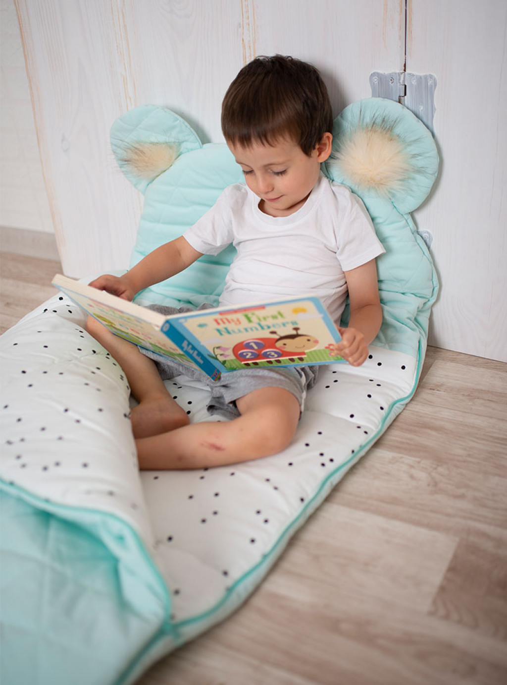 Kinder Hop Hálózsák Dream Catcher Triangles Aquamarine Méret: 170x75