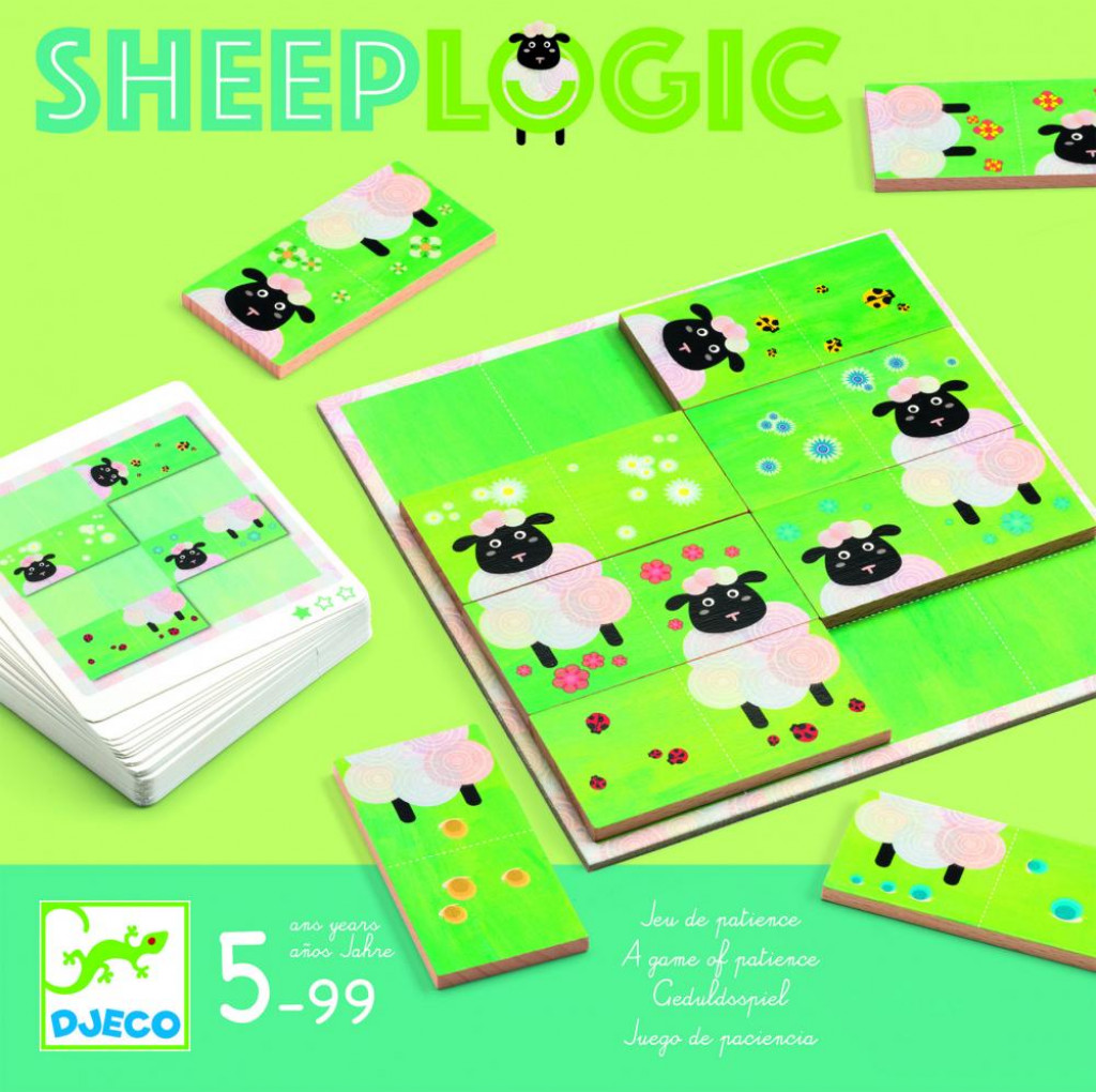 DJECO Képkirakó játék - Birka-logika - Sheep logics
