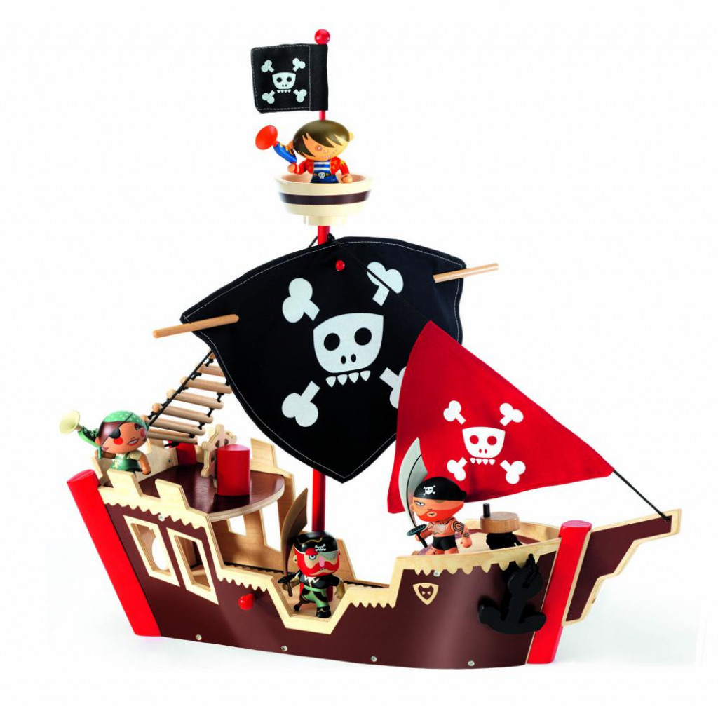 DJECO Kalózhajó - Ze pirat boat