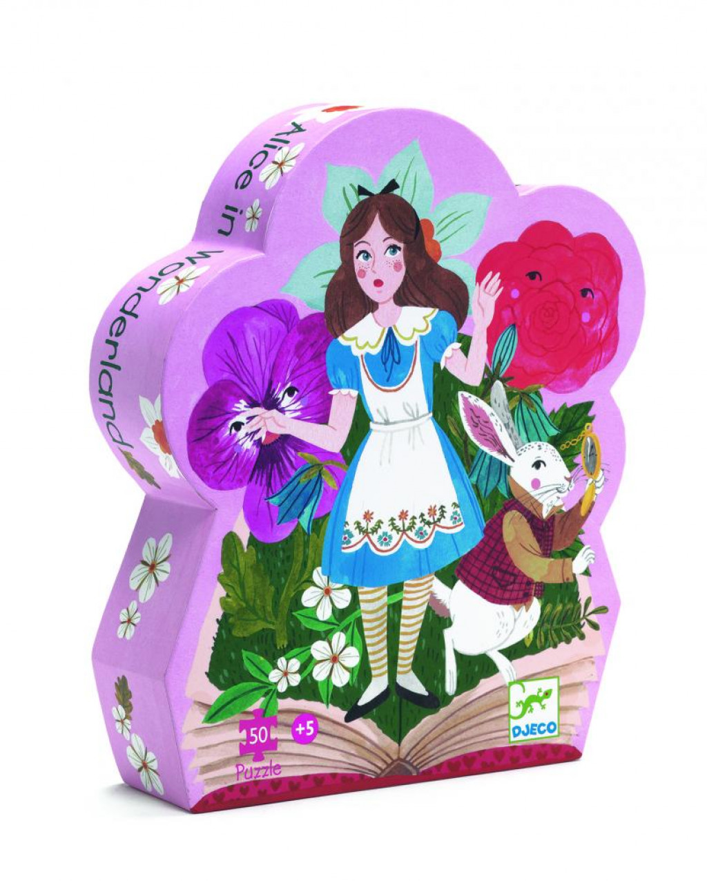 DJECO Formadobozos puzzle - Alice csodaországban - Alice in wonderland