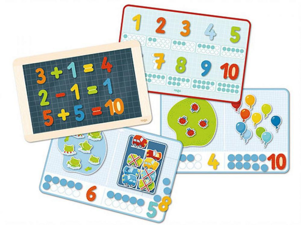 Haba Mágnesjáték doboz - Számolj 1,2,3
