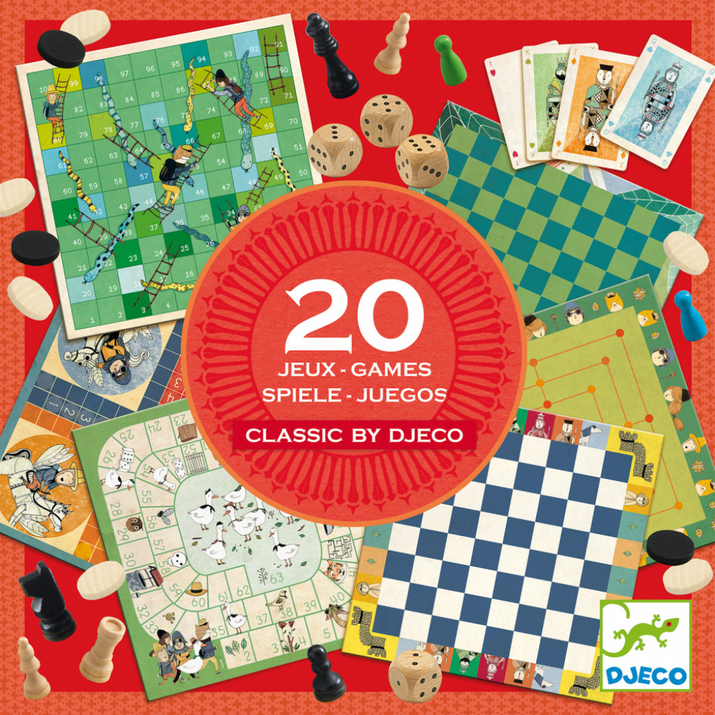 DJECO 20 Klasszikus társasjáték gyűjtemény