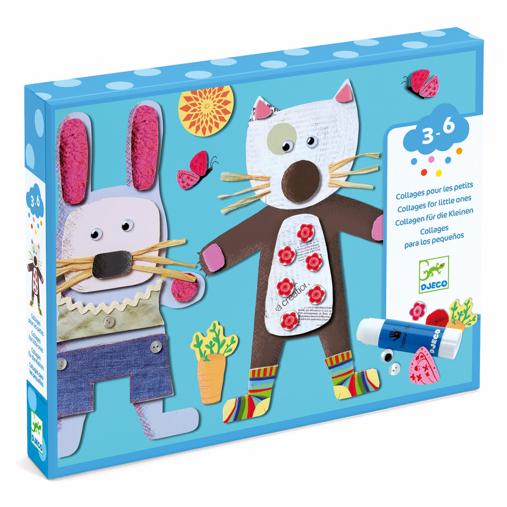 DJECO Kollázs műhely - Kicsiknek - Collages for little ones