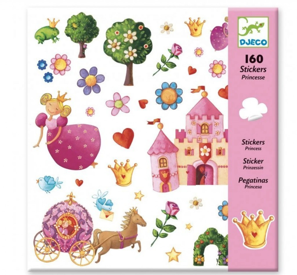 DJECO Matrica-hercegnős 160 db