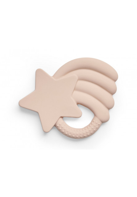 Latex Star Teether halvány rózsaszín Jollein