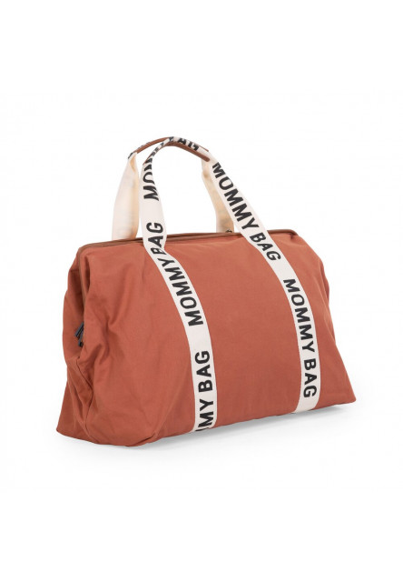 MOMMY BAG ® NURSERY BAG - SIGNATURE - VÁSZON - TERRACOTTA