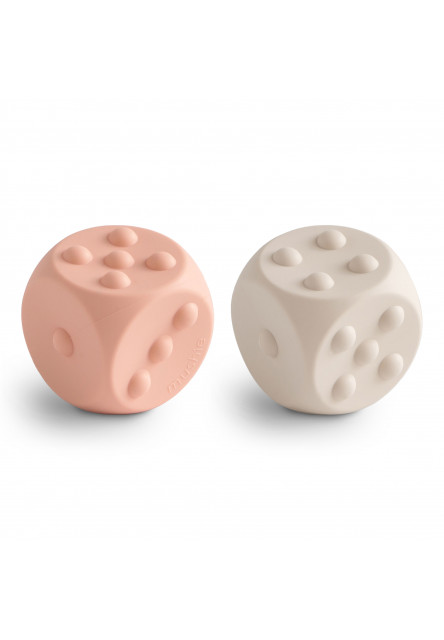 Kocka pop-it mushie gombokkal - cambridge kék/ shifting sands