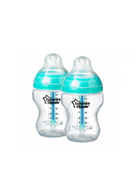 Cumisüveg C2N ANTI-COLIC, 2db 260ml, 0hó+ 