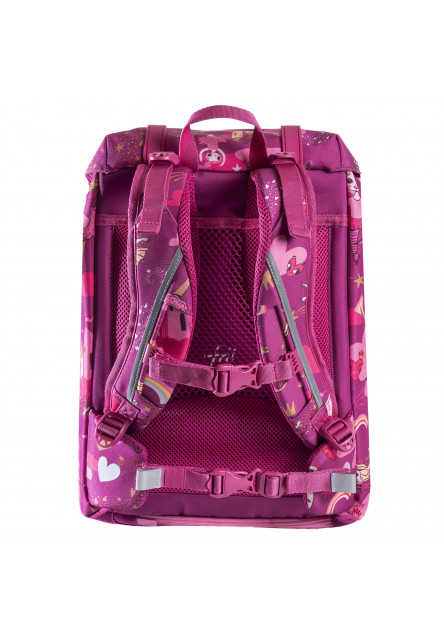 Ergonomikus iskolatáska 22L Ballerina Dark Pink