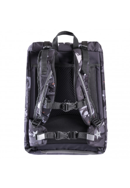 Ergonomikus iskolatáska 22L Dinosaur Black