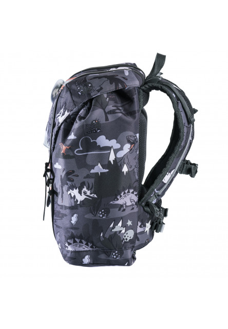 Ergonomikus iskolatáska 22L Dinosaur Black