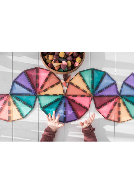 Connetix Mágneses építőjáték - Pastel Mega Pack 202 db