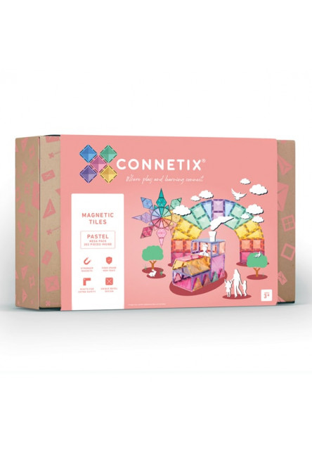 Connetix Mágneses építőjáték - Pastel Mega Pack 202 db