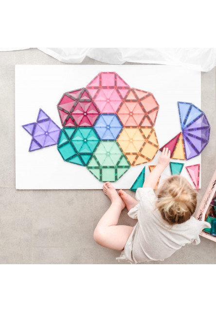 Connetix Mágneses építőjáték - Pastel Mega Pack 202 db