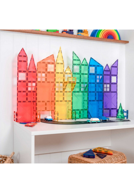 Connetix Mágneses építőjáték - Rainbow Creative Pack 102 db