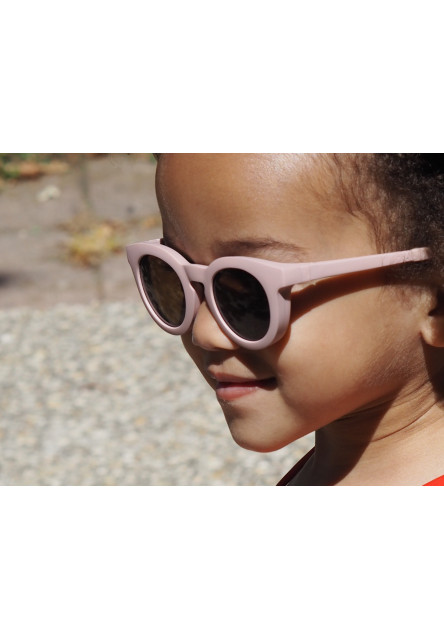 Napszemüveg 2-4 éves kor - HAPPY - Púderrózsaszín