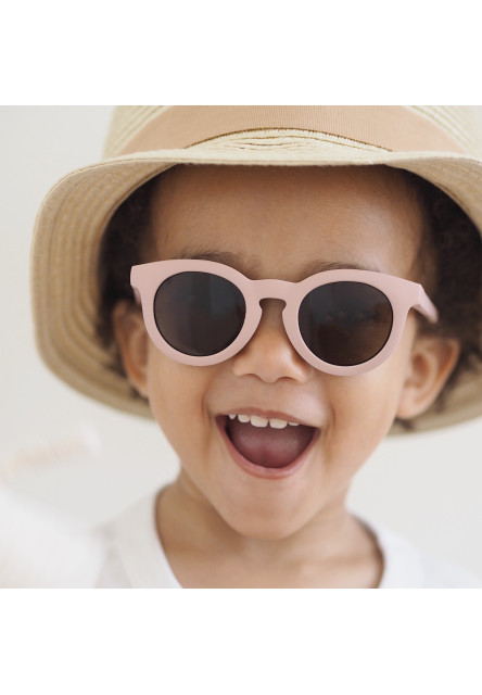 Napszemüveg 2-4 éves kor - HAPPY - Púderrózsaszín