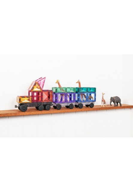 Connetix Mágneses építőjáték - Pastel Transport 50 db