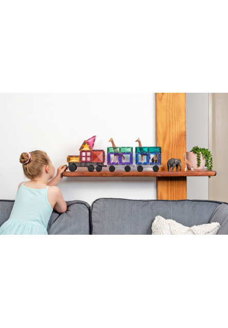 Connetix Mágneses építőjáték - Pastel Transport 50 db