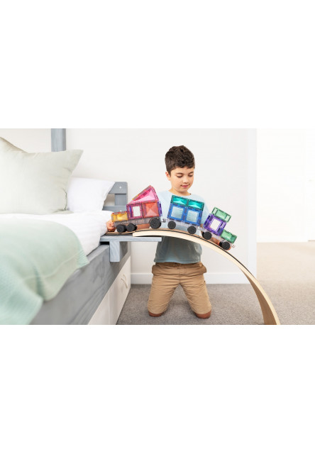 Connetix Mágneses építőjáték - Pastel Transport 50 db