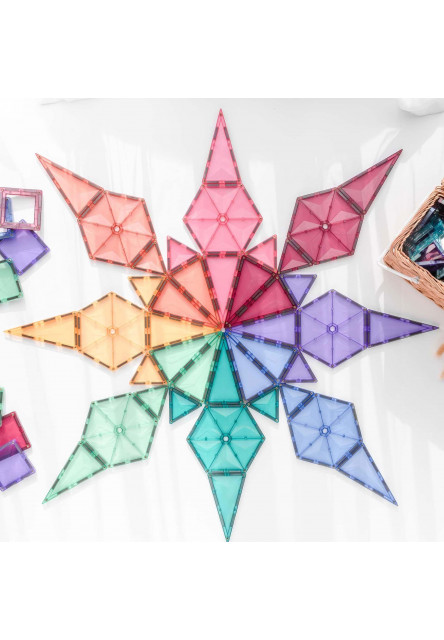 Connetix Mágneses építőjáték - Pastel Geometry Pack 40 db