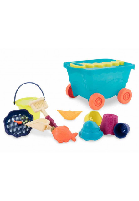 Homokos játékkocsi kék B-Toys