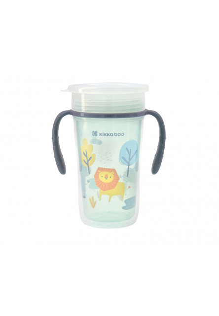 360° edzőpohár 300ml 12m+ Oroszlán KikkaBoo