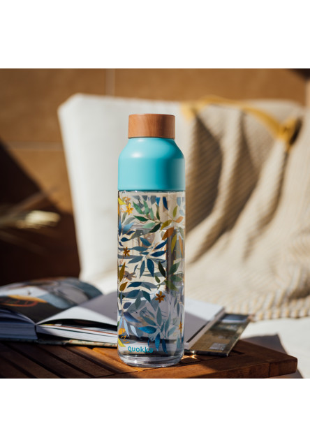 Műanyag palack Ice Watercolor Leaves 840 ml