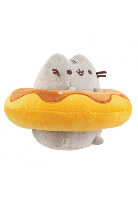 Plüss Pusheen fánkban csokoládéval - Pusheen - 21 cm