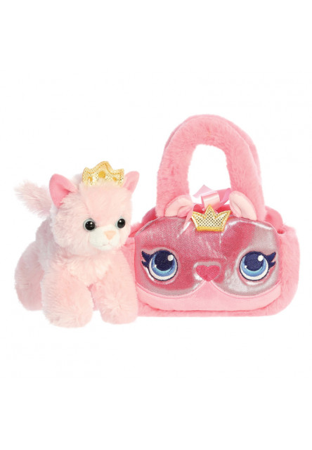 Plüss kézitáska macskával - Princess Kitty - Fancy Pals - 20,5 cm