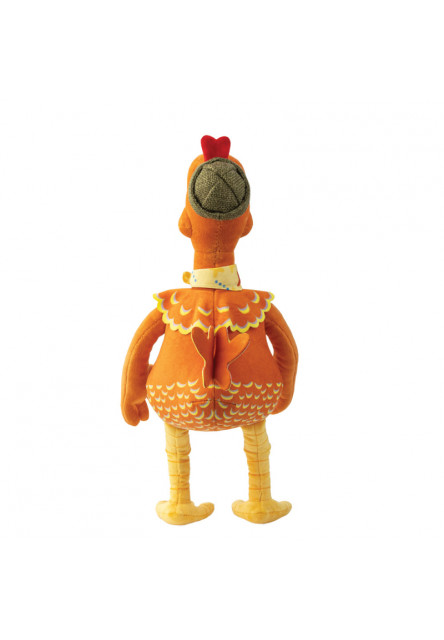 Plüss gyömbéres tyúk - Csirke csappantyú - 33 cm
